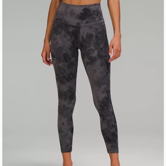 lululemon athletica Pants - Wunder Train High-Rise Tight 25 Diamond Dye Pitch Grey Graphite Grey